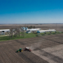 Dale Stevermer planting by his hog farm