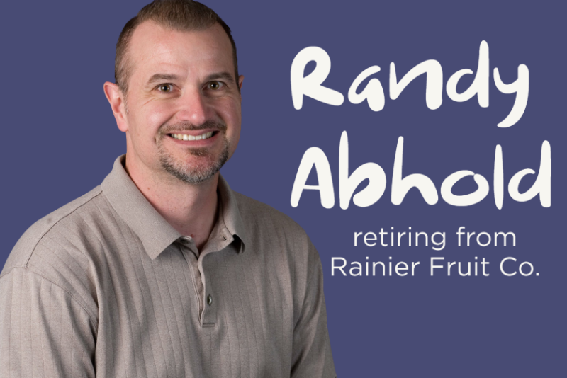 Randy Abhold is retiring from Rainier Fruit Co.