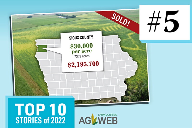 $30,000 Per Acre Iowa Farmland Sale
