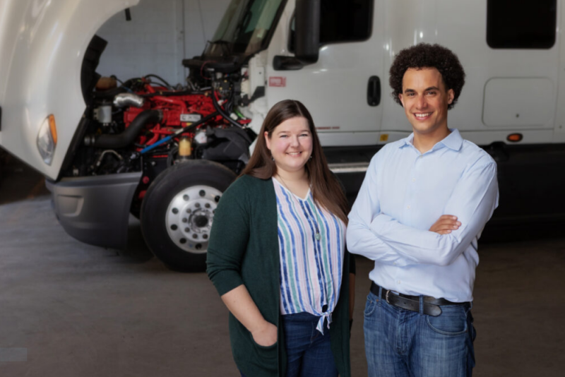 ClearFlame Engine Technologies Co-Founders Julie Blumreiter, chief technology officer, and BJ Johnson, chief executive officer, say their technology will enable the rapid decarbonization of diesel-dominated sectors.