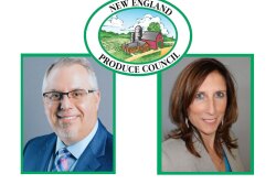 Joe Watson, vice president of member engagement at the Produce Marketing Association, and Anne-Marie Roerink, president of 210 Analytics LLC.