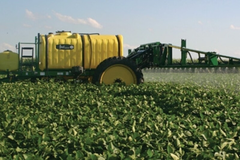 sprayer soybeans