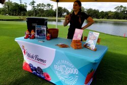 Morgan Falcon, marketing and events for Plant City, Flor-based Wish Farms exhibiting at Global Organic Produce Expo