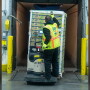 Loading produce for transport 