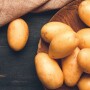 Potatoes on a table
