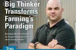 Kristjan Hebert focuses on long-term gain over short-term gains on his Saskatchewan farm.