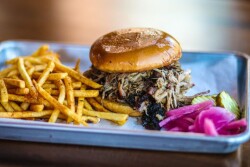 Pulled Pork at Skinnys Barbeque