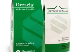 Deracin is broad spectrum and effective against both Gram-positive and Gram-negative organisms.