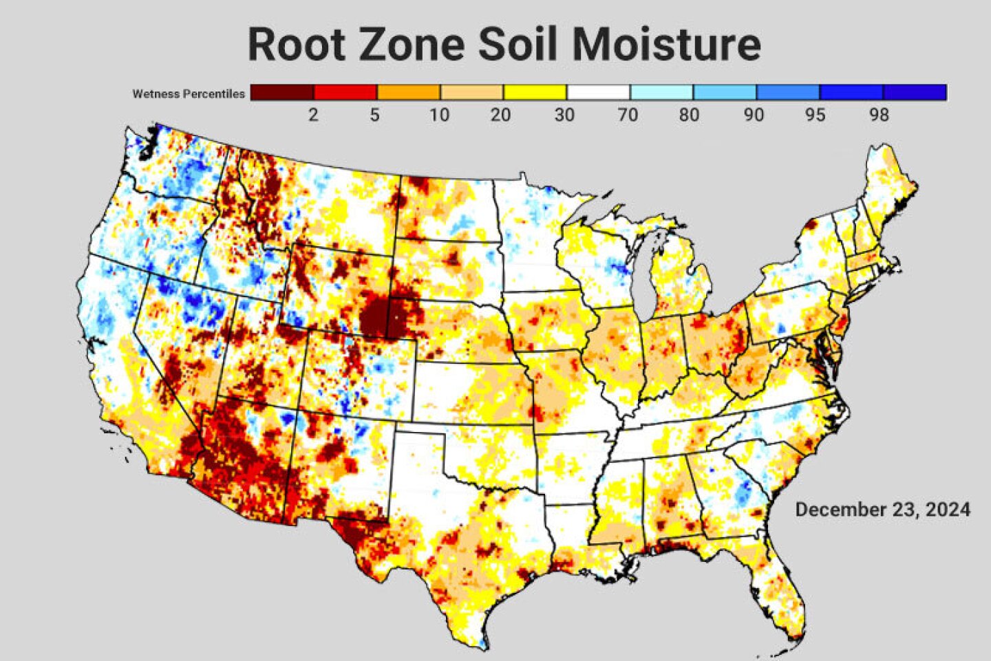 2025 Weather: Drought and Root Zone Maps Signal Dryness Ahead - AgWeb