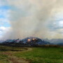 Not only can wet hay catch fire, but it can mold. Hartschuh says bale temperatures of 120° to 130° F often results in mold growth and makes the protein less available to animals.