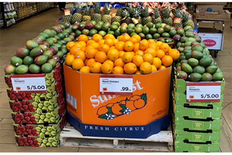 Mangoes in the citrus section? The National Mango Board believes there are several reasons these fruits are perfect for each other.