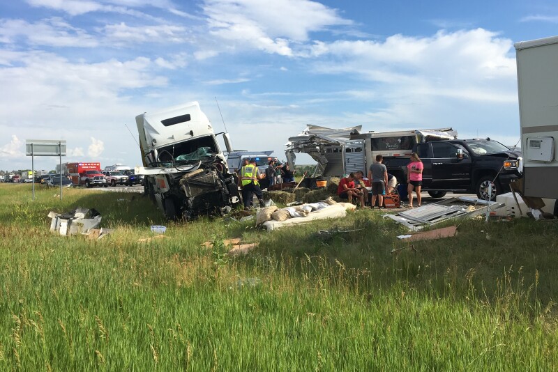 In the flash of a moment, a semi caused a chain-reaction accident, drastically altering two Indiana families’ 2019 JNHE experience.