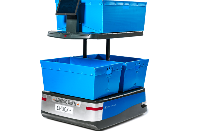 Chuck the robot comes in different configurations, depending on the warehouse tasks it is programmed to performed.