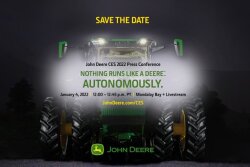 In social media posts, John Deere is giving a peek behind the curtain for what’s coming. 