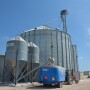 Grain processed from a storage facility at Soaring Eagle Dairy has helped boost fat test. 