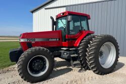 Case IH 7250 with 3,653 hours from Lostant, Ill.