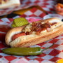 hotdog with bacon