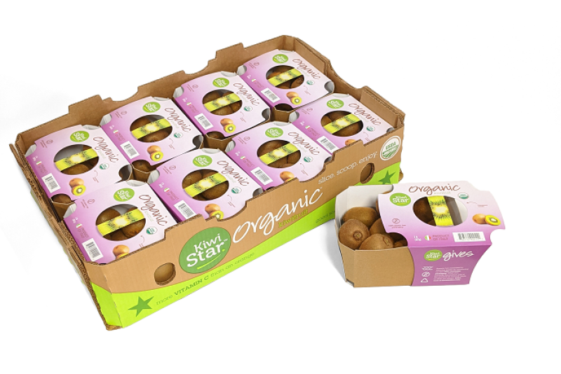 Trucco is introducing plastic-free packaging for two-pound KiwiStar brand fruit.