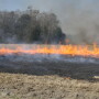 Burning-Hayfield