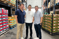 From left: Richard Armata, Matthew Park and Justin Leis of C and J Brothers.