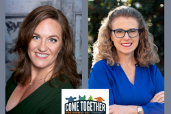 Maeve Webster of Menu Matters and Danette Amstein of Midan Marketing 