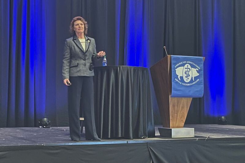 Lisa Tokach at American Association of Swine Veterinarians