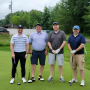 The EPC golf event's first place team was Wes Jones II (left to right), Pat Powers, Jake Barwell and Pat Campellone.