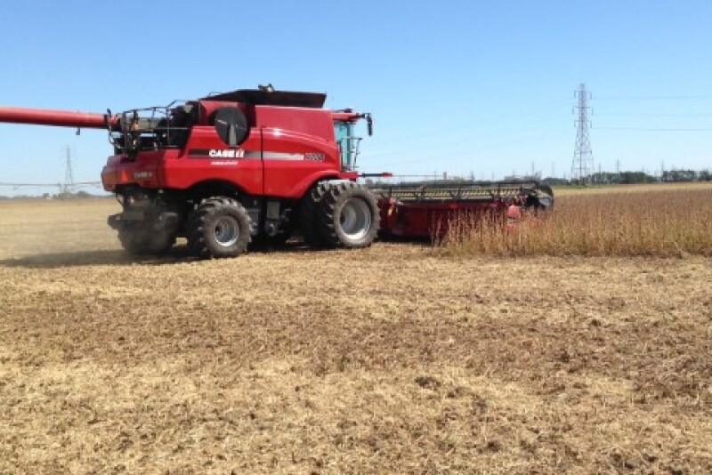 Harvest in Indiana is wrapping up.