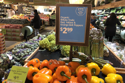 Amazon announced price cuts on more Whole Foods items, with a focus on fresh produce.