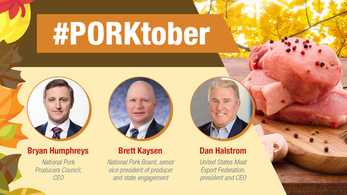 3 Messages Pork Industry Leaders Want You to Hear in PORKtober
