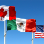 U.S. Canada Mexico Flags