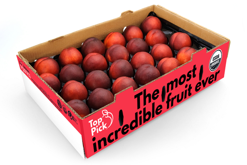 Stemilt Growers offers stone fruit, like these nectarines, in its 15-pound bulk Top Pick program.