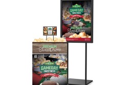 Fall promotion retail displays.