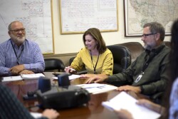 At AgriVision Farm Management’s headquarters in Hartley, Texas, Donald (right) and Cheri De Jong make mentoring their 400 employees a top priority.