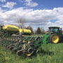 Tractor in field