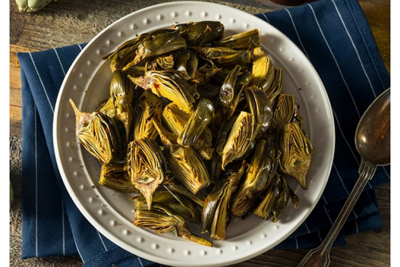  Tuscan Style Braised Baby Artichokes