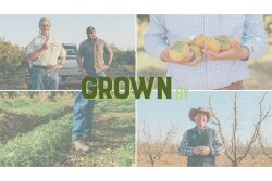 Grown By series showing four farmers. Photo courtesy Homegrown Organic Farms