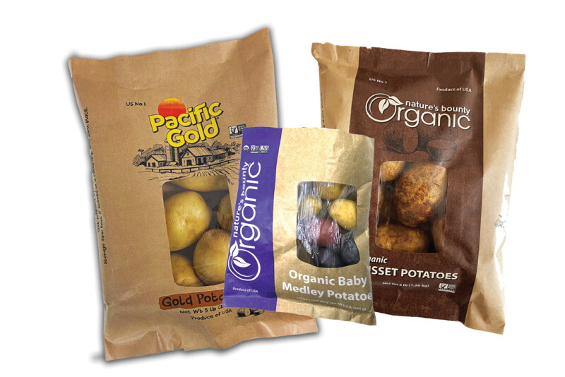 Progressive Produce has updated packaging for potatoes, onions and citrus. 