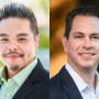 Two portrait-style headshot photos of men