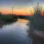 Irrigation canal near Tucumcari, NM