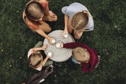 kids on a farm
