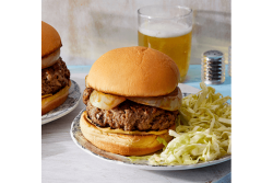 Meal kit company Blue Apron offered a blended mushroom/ground meat burger this summer.