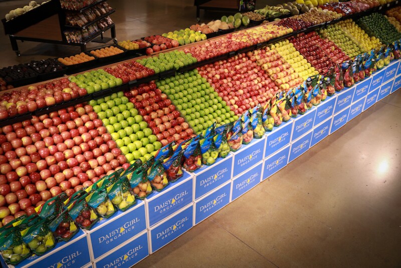 CMI Orchards apple display