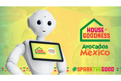 Robot with Avocados From Mexico logo