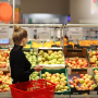 Woman shopping for produce