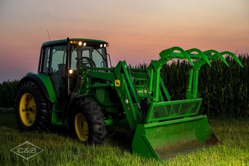 One item of particular interest on the first-ever Machinery Pete Auction is this 2003 John Deere 6420 with loader and only 156 actual original hours from C & B Operations, LLC in Mitchell, SD. 