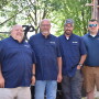 Guys Behind the Grill Steve Buysse, Virgil Gross, Travis McGlauchlen, Dylan Reagan