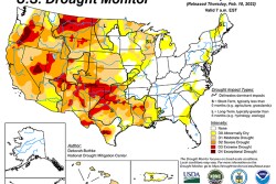 US Drought Map Feb. 8