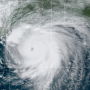 This image shows Hurricane Laura on Aug. 26, about 12 hours before it made landfall in Cameron, La.