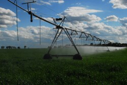 irrigation blue sky rotator